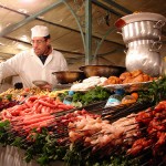 Food: Kebabs and sausages